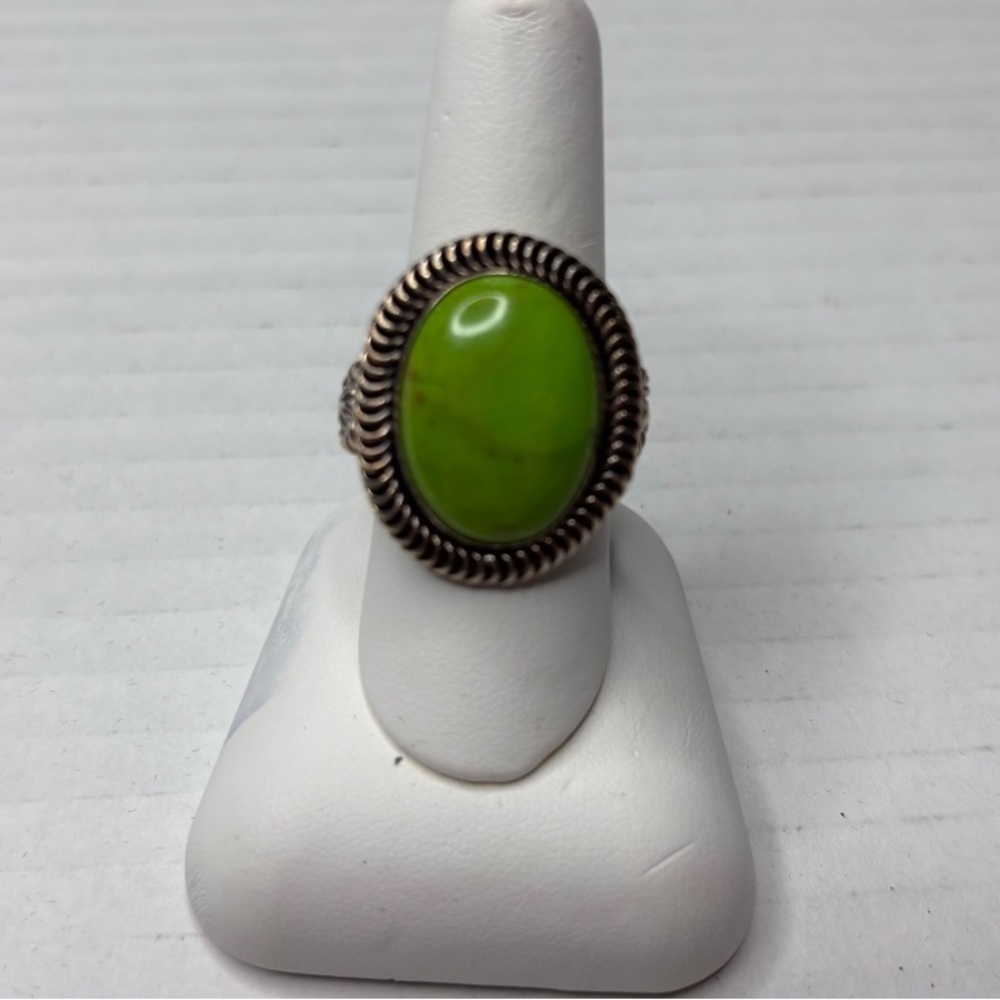 Price is firm CAROLYN POLLACK Sterling Silver Gaspeite Ring Size 7